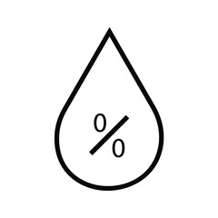 weather forecast icon. with a simple and editable design.