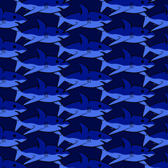 patrón de tiburones