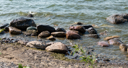 rocks on the beach