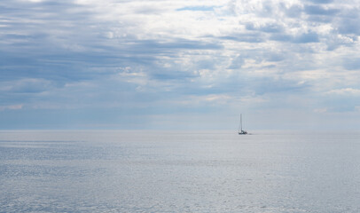 Fototapeta premium boat on the lake