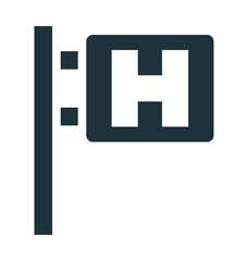 Obraz premium Hospital Signboard 