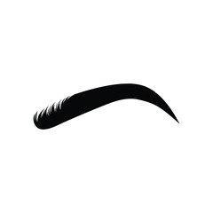 eyebrow icon design template vector
