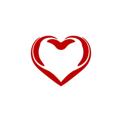 love logo icon design vector