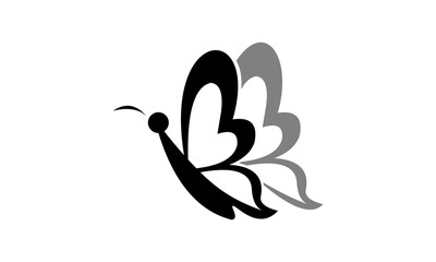 butterfly vector icon simple