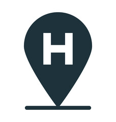 Fototapeta premium Hospital Location