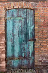 Old Wooden Door With Patina