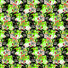 green abstract floral background