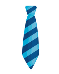 blue striped tie