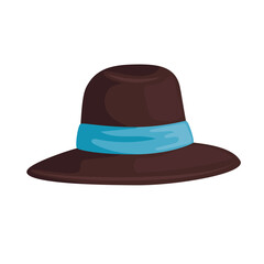 elegant brown hat