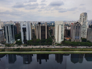 Sao Paulo city skyline