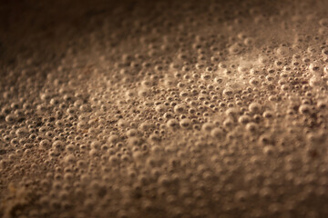 Close up of small bubbles