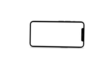 Fototapeta premium smartphone With Blank Screen in 3d