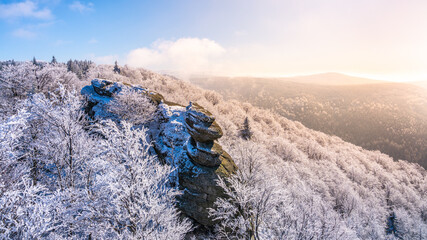 Lookout from Palicnik in winter