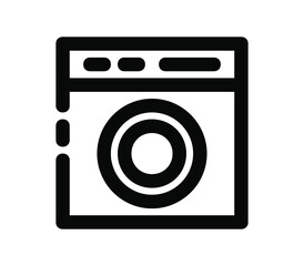 Washing machine icon