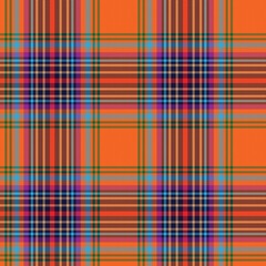 Colourful Plaid textured Seamless Pattern