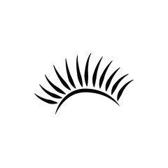eyelashes logo  icon design template