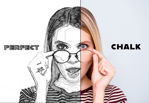 Chalk Portrait Effect