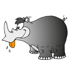Rhinoceros (comic, illustration)