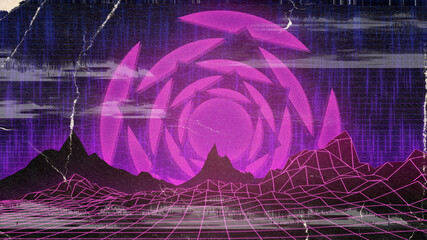 Synthwave Background