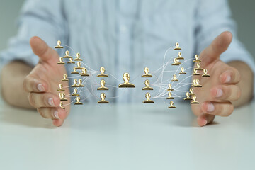 team hierarchy connection group digital