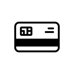 Credit carvector solid icon. banking and finance symbol eps 10 file