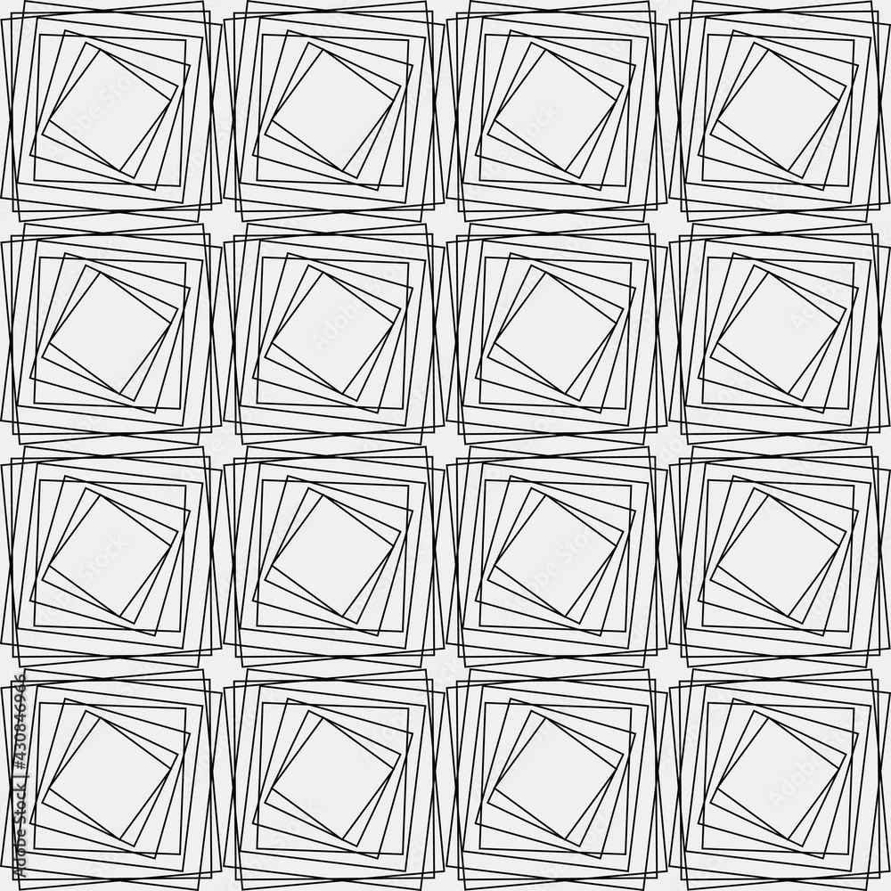 Poster twist tile ornament. vector same and monochrome tiles.