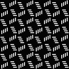 Four dashes ornament. Simple dashes white color. Vector.