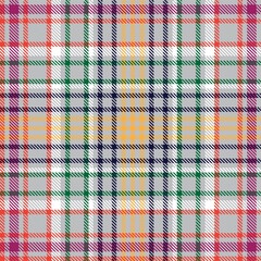 Colourful Plaid textured Seamless Pattern