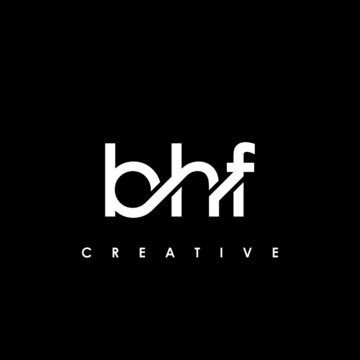 BHF Letter Initial Logo Design Template Vector Illustration
