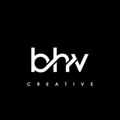 BHV Letter Initial Logo Design Template Vector Illustration