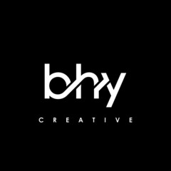 BHY Letter Initial Logo Design Template Vector Illustration