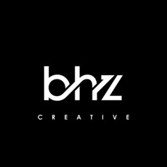 BHZ Letter Initial Logo Design Template Vector Illustration