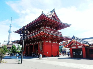 Sensoji Temple and Tokyo Skytree - Tokyo Japan