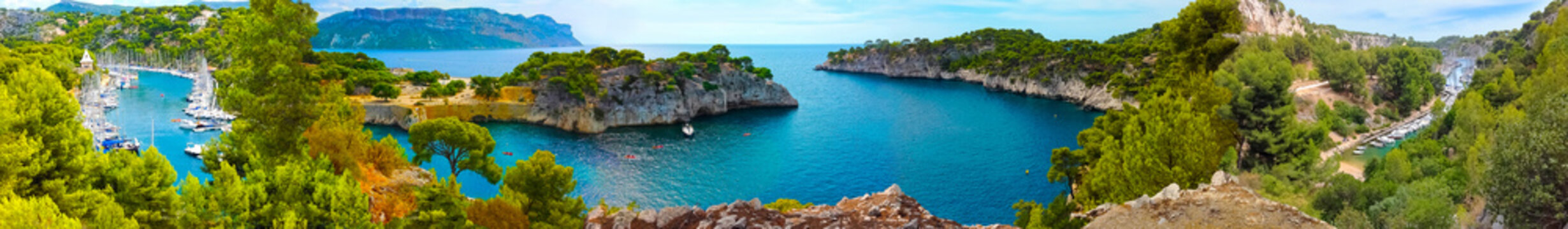 Calanque between Marseille and Cassis, Provence, France