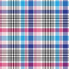 Colourful Plaid textured Seamless Pattern