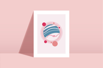 minimalist wall art design. Simple and clean wall art or poster ready to print. Wall frame, art or poster for bed room, living room, lawn and office decor