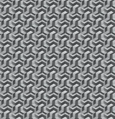 nahtlos Tapete, Hintergrund - abstrakt Design mit Hexagon © djdarkflower
