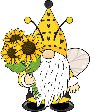 Free Free Sunflower Gnome Svg 880 SVG PNG EPS DXF File