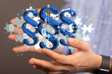 Paragraph justice law insurance and security business computer web concept