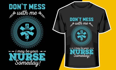 Funny T Shirt For Future Nurse, Nurses t shirt design,  T shirt Design Idea, 