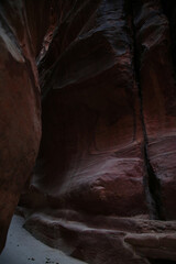 The Siq in the ancient city of Petra