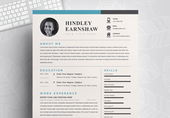 Two Column Resume Layout