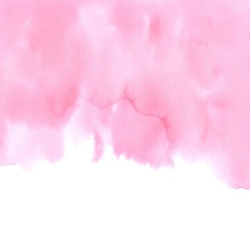 Abstract Red Watercolor Stain