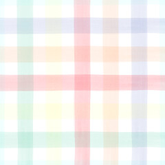 Pastel watercolor checkered pattern
