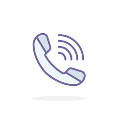 Call phone icon in filled outline style.