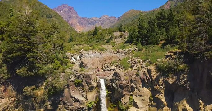 Video a&eacute;reo salto trubunleo region del bio bio chile  