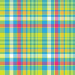 Colourful Plaid textured Seamless Pattern