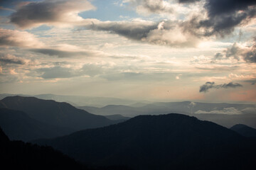 Beginning of a new day in the hills of kerala ,India.