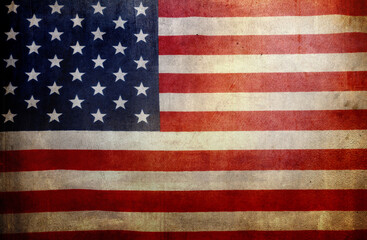 Grunge American flag
