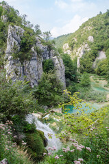 Fototapeta na wymiar Kroatien, Nationalpark, Plitvicer-Seen, 